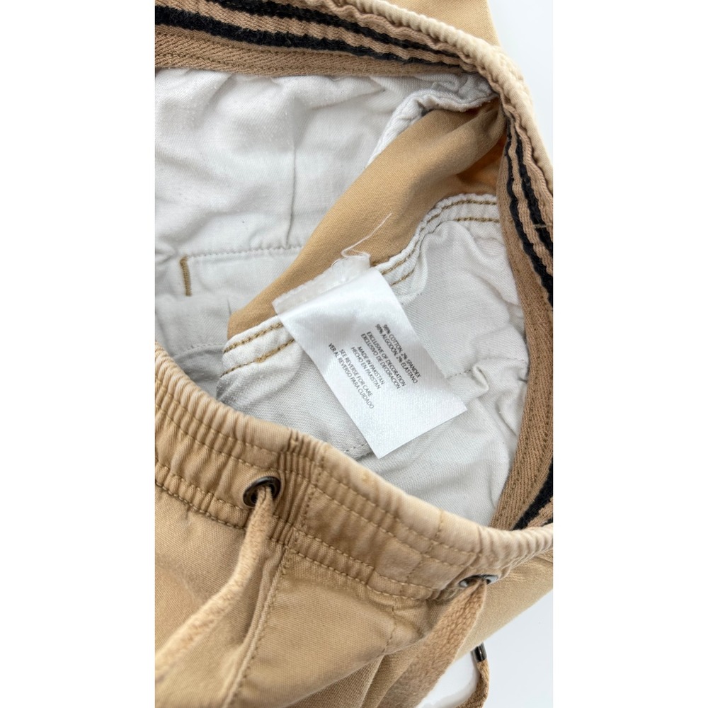 Gap Chino Joggers Khaki Size S EUC Elastic Waist Drawstring Gorpcore Utility - Picture 5 of 5